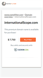 Mobile Screenshot of internationalscope.com